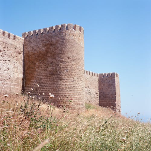 Wall of Naryn Kala Fortress in Russia