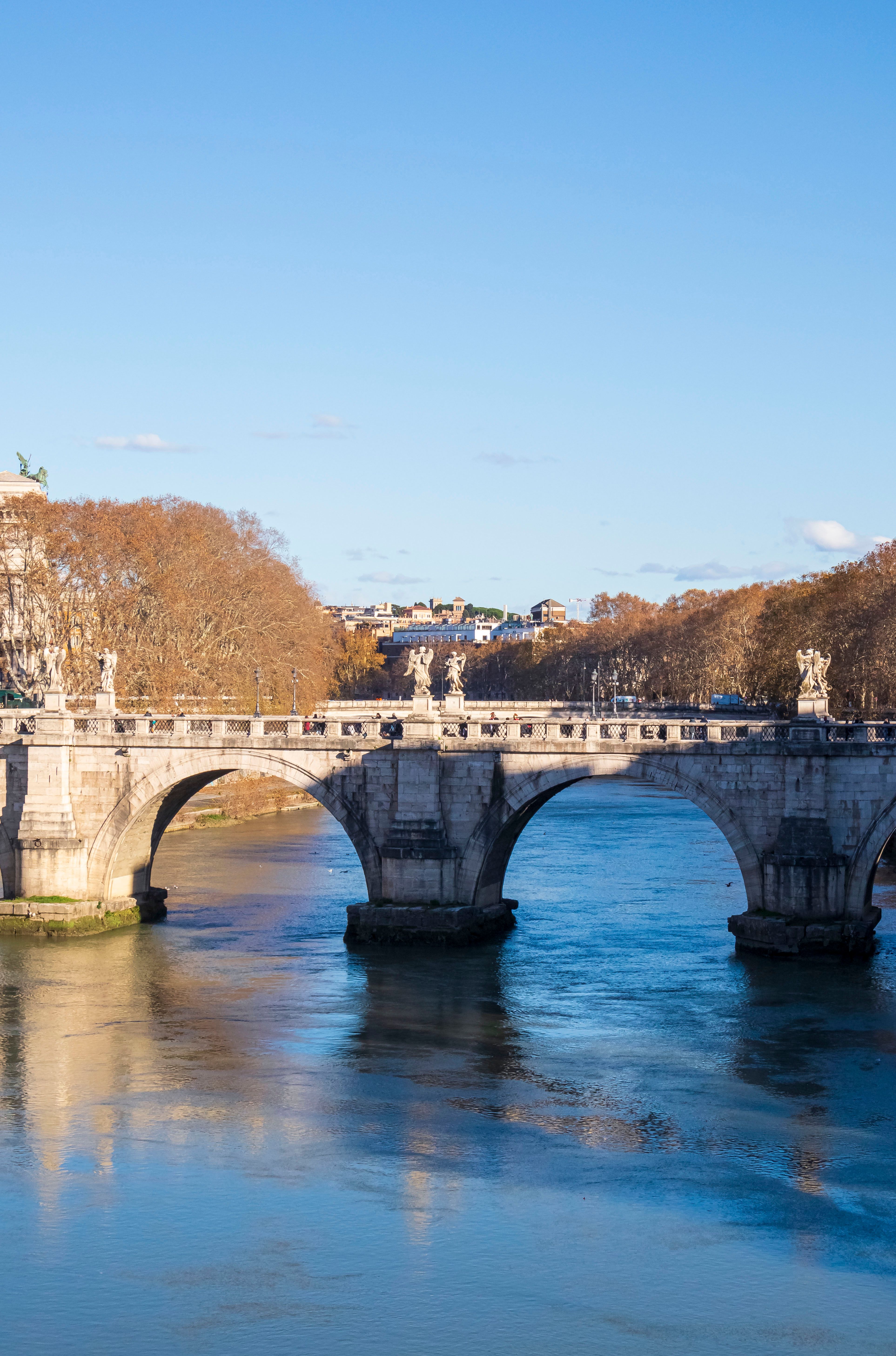 Ponte SantAngelo Bridge in Rome, Italy · Free Stock Photo