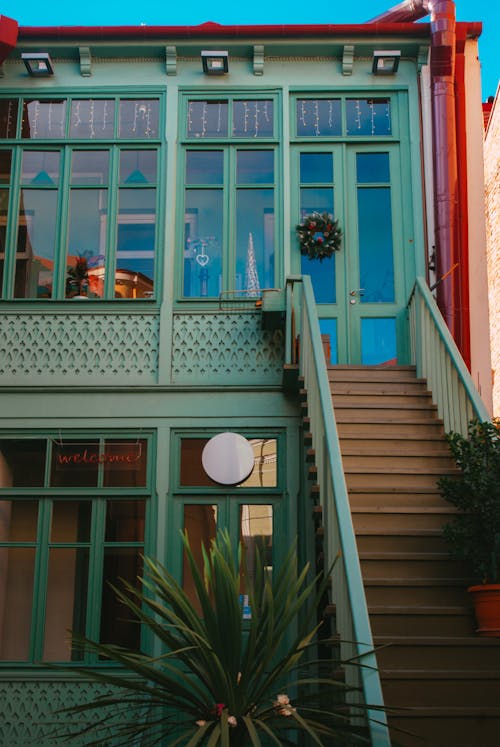 Stairs to Wooden House