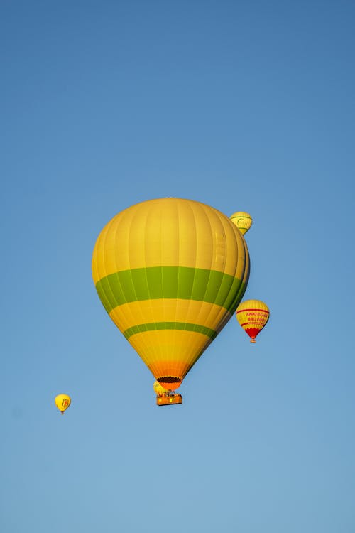 Foto stok gratis balon udara panas, langit, perjalanan
