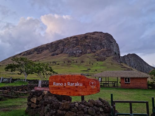 Бесплатное стоковое фото с моаи, остров пасхи, рано а рараку