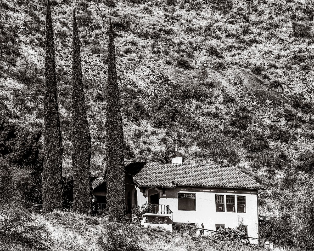 Home on a ridge in Diamond Bar, California