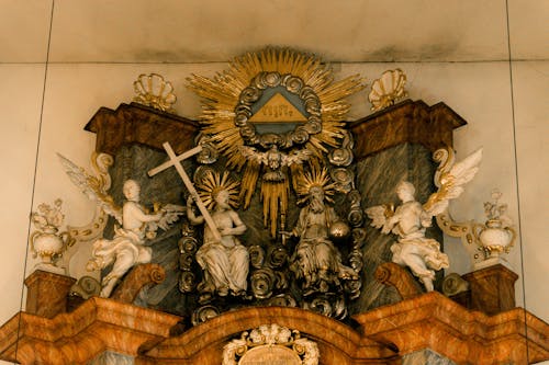 Altar Decoration in Baroque Church