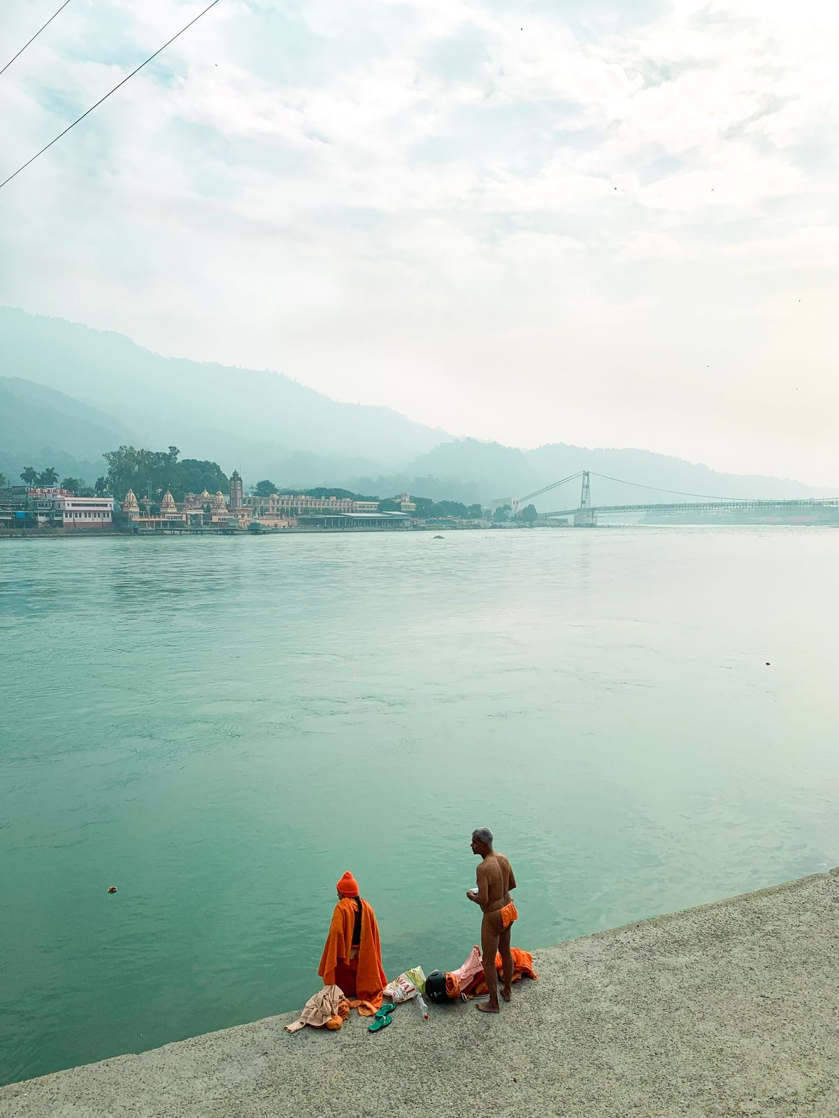 Saint at the Ganges