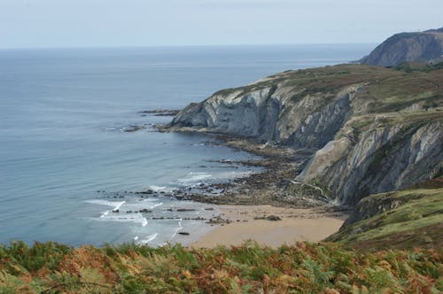 Cliffs Along Seashore