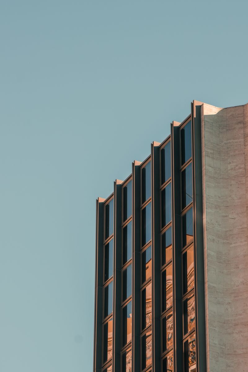 Modern Architectural Building Corner View · Free Stock Photo