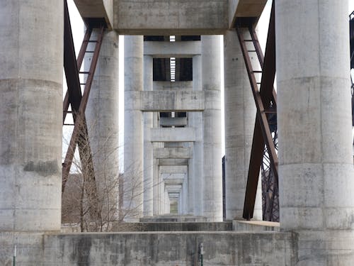 Základová fotografie zdarma na téma beton, dno, most