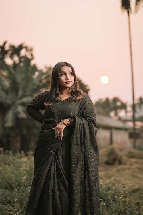 傳統服裝, 優雅, 印度女人 的 免費圖庫相片