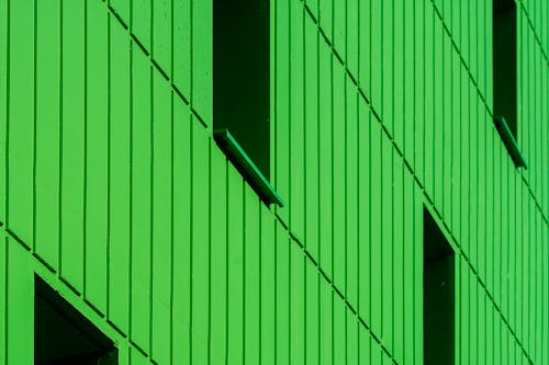 Facade of a Green Building 