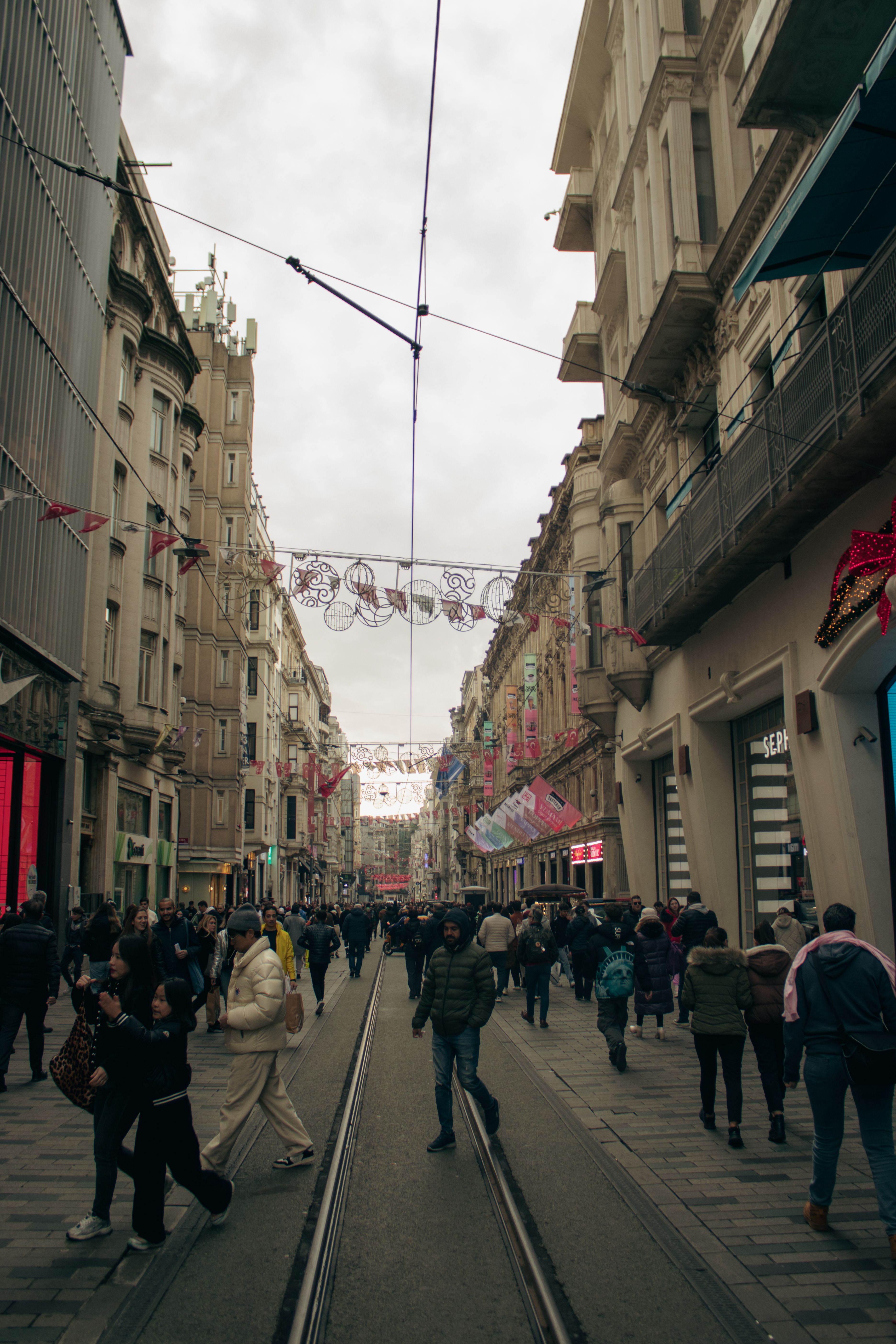 People Walking on Cicek Pasaji in Istanbul · Free Stock Photo