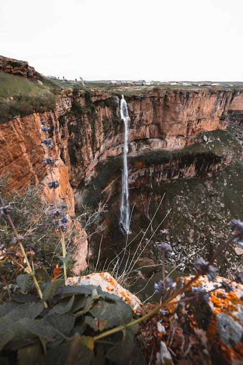 Foto profissional grátis de água, cachoeira, cânion