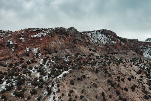 丘陵, 侵蝕, 冬季 的 免費圖庫相片