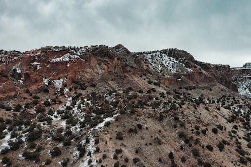 Mountains and Hills in Winter 