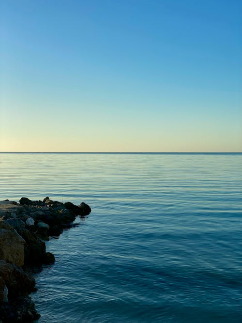 Kostenloses Stock Foto zu blau, himmel, horizont