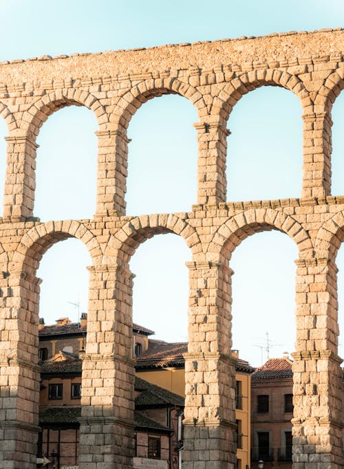 Gratis lagerfoto af akvedukt i segovia, buer, forbindelse