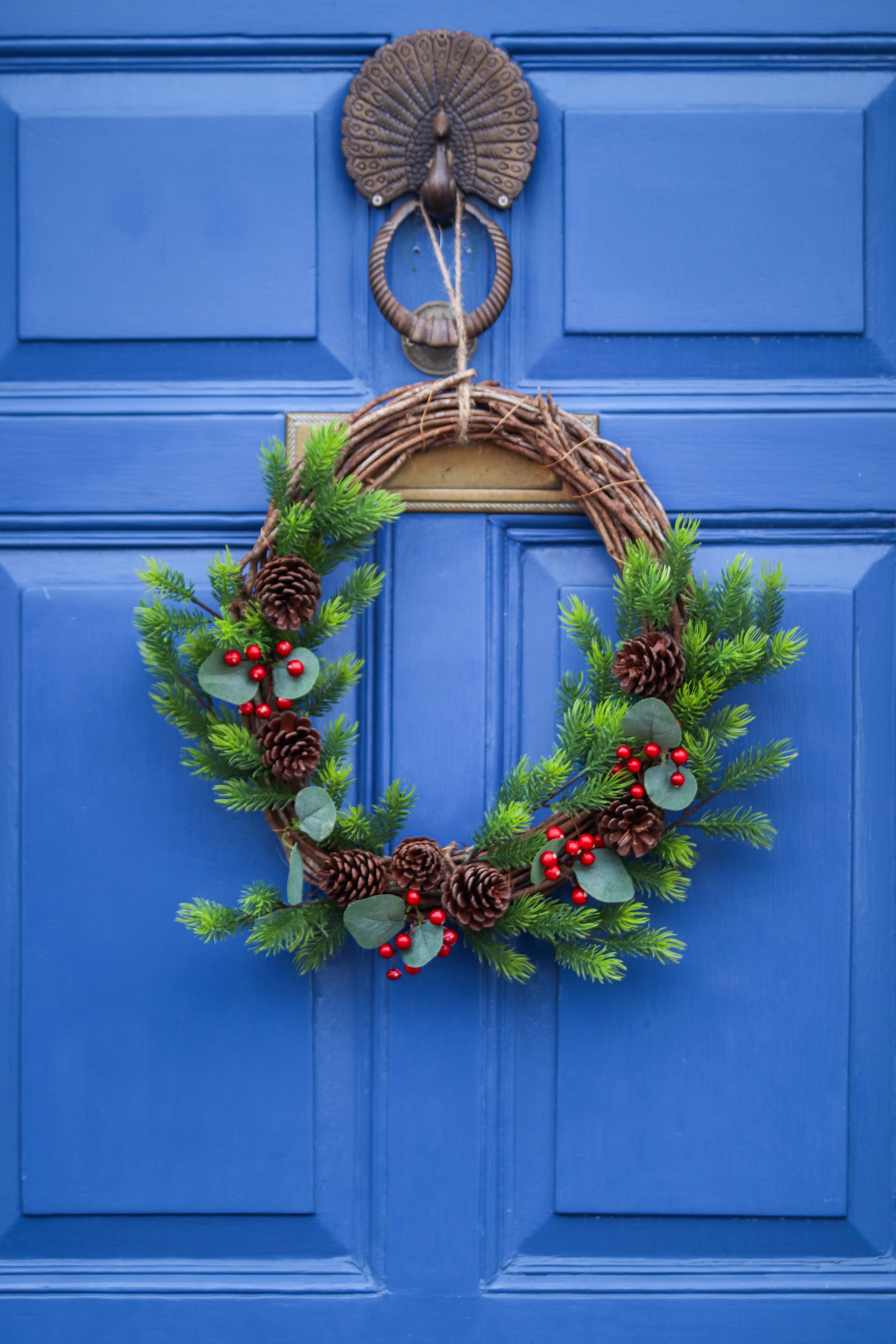 Add Seasonal Door Wreaths