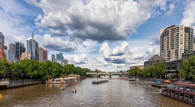 Yarra River In Melbourne, Australia