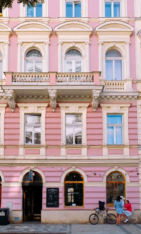 Pink Building Cologne Pink Building Wall · Free Stock Photo