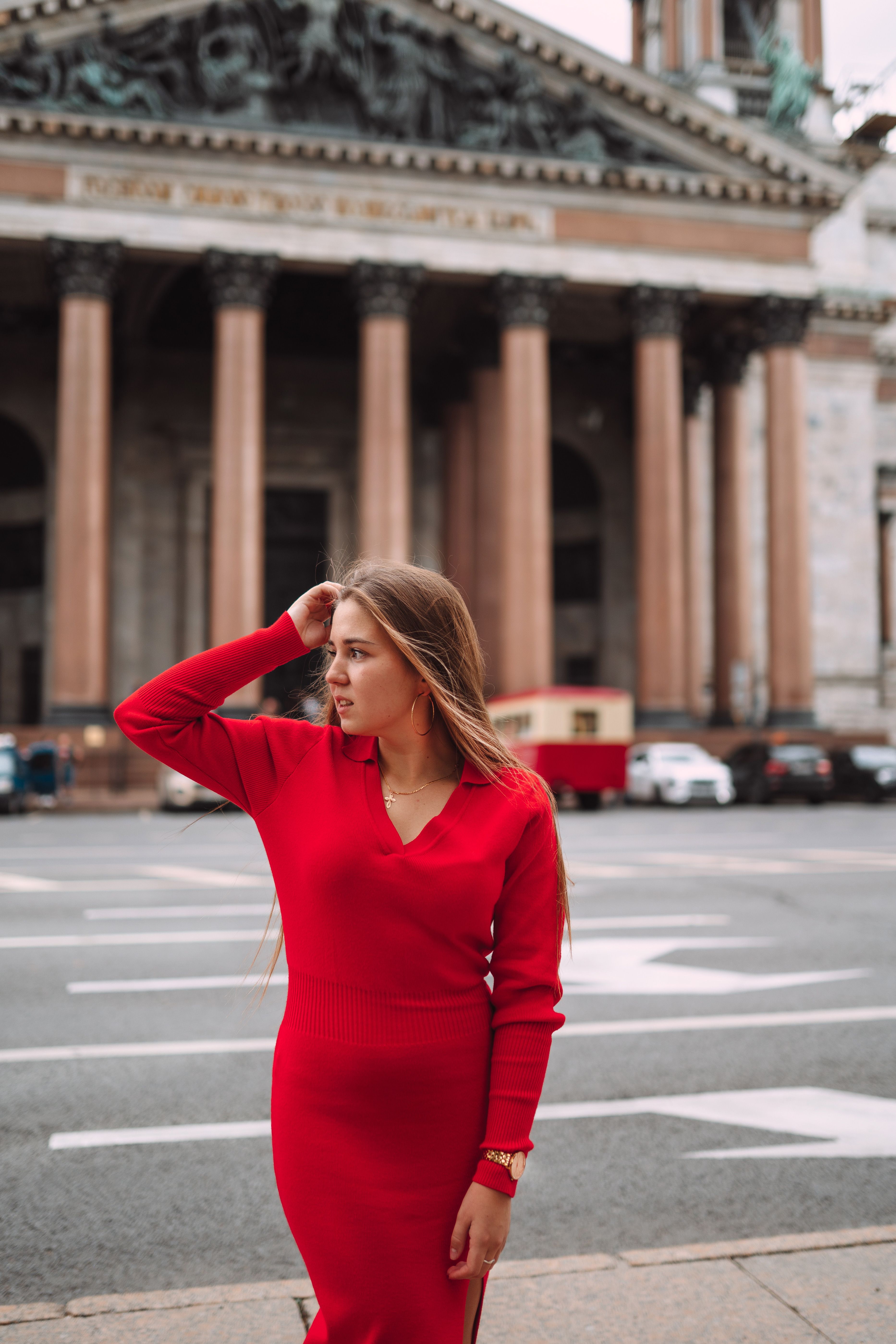 Vestido Midi Canelado