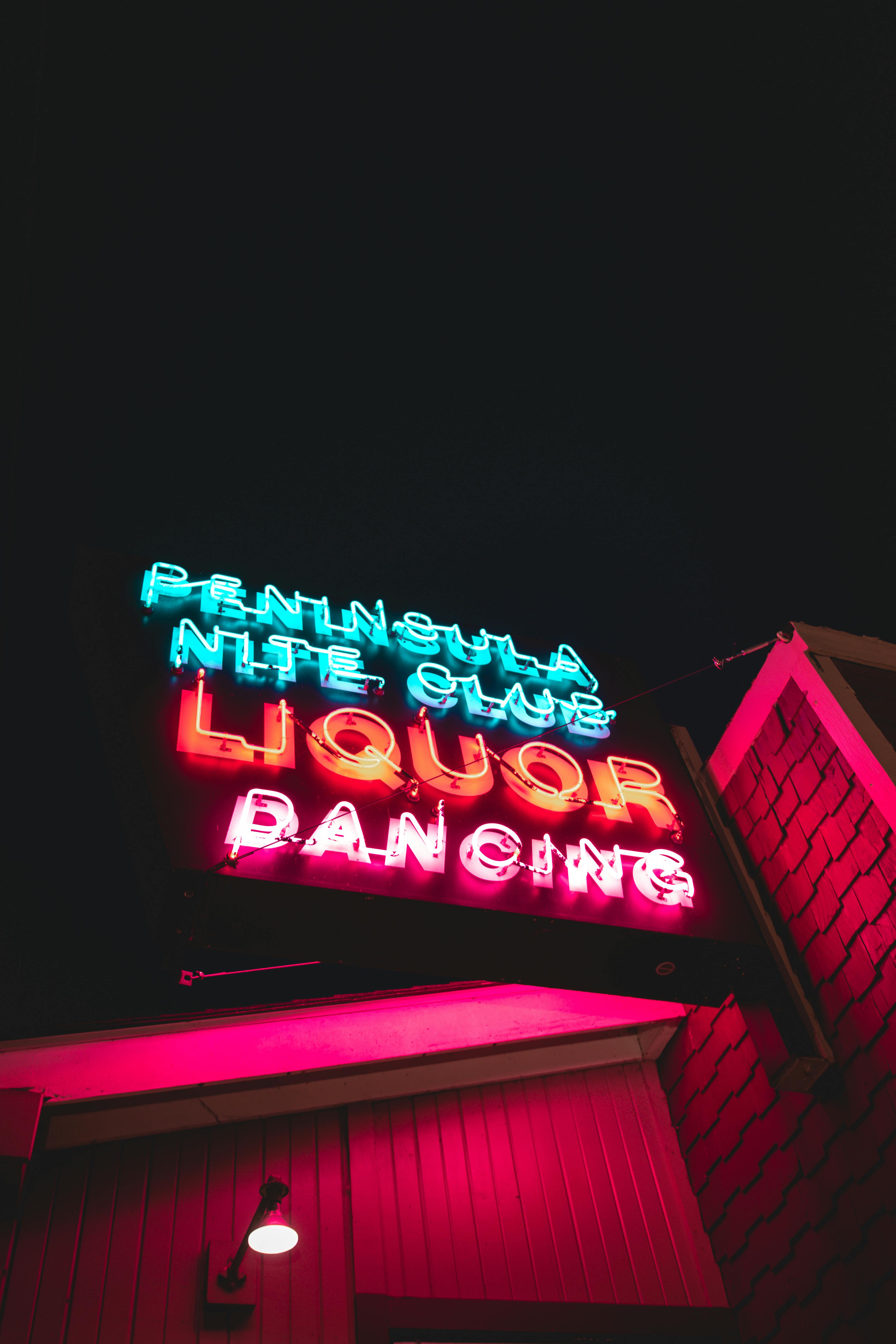 photo of neon signage