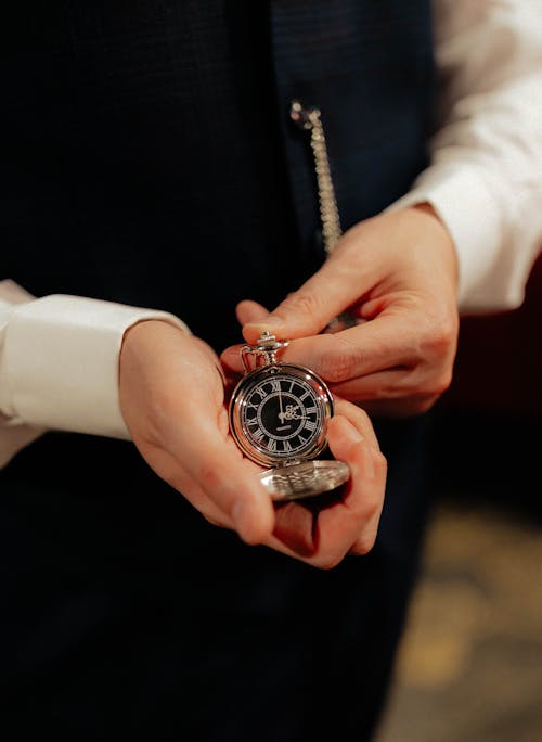 Elegant Man with Pocket Watch