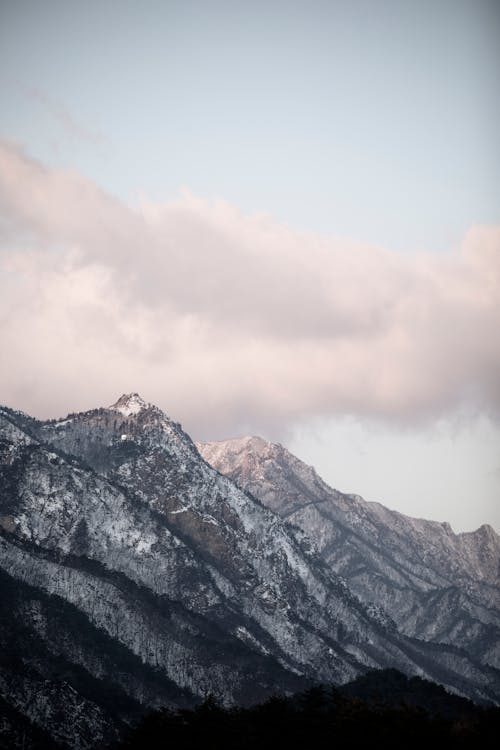 경치, 눈, 산 정상의 무료 스톡 사진