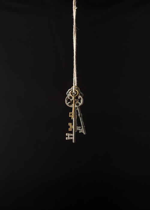 Free stock photo of close-up, dangling, key