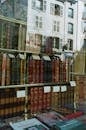 Books in a Second-hand Bookstore Window