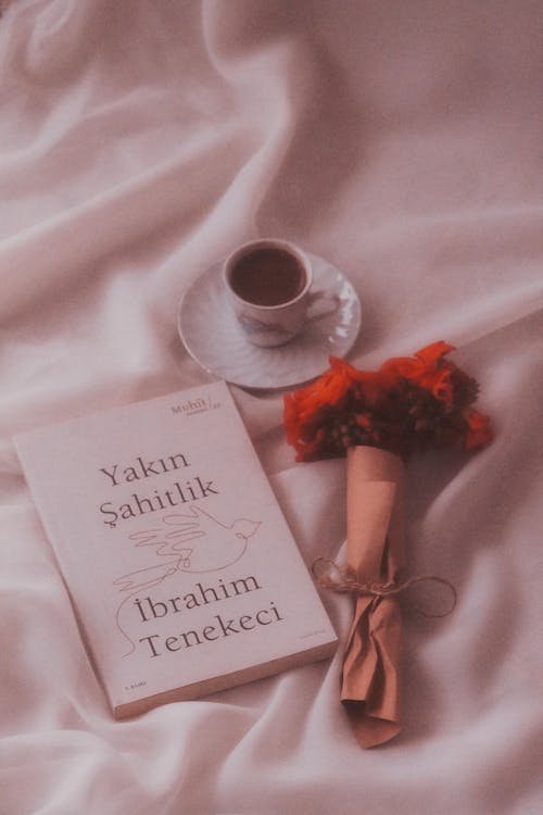 Flowers, Book and Coffee