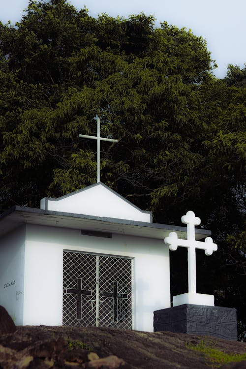 Δωρεάν στοκ φωτογραφιών με δέντρα, εκκλησάκι, θρησκεία
