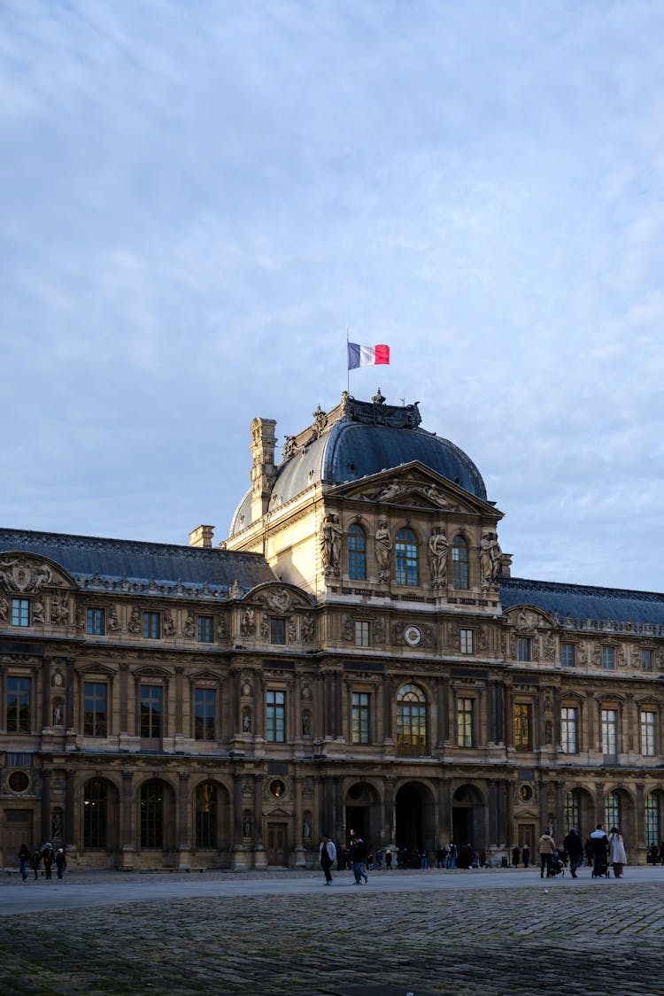 The Louvre Museum In Paris, France