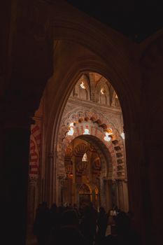 Explore the historic arches of the Mezquita in Córdoba, a UNESCO World Heritage Site.