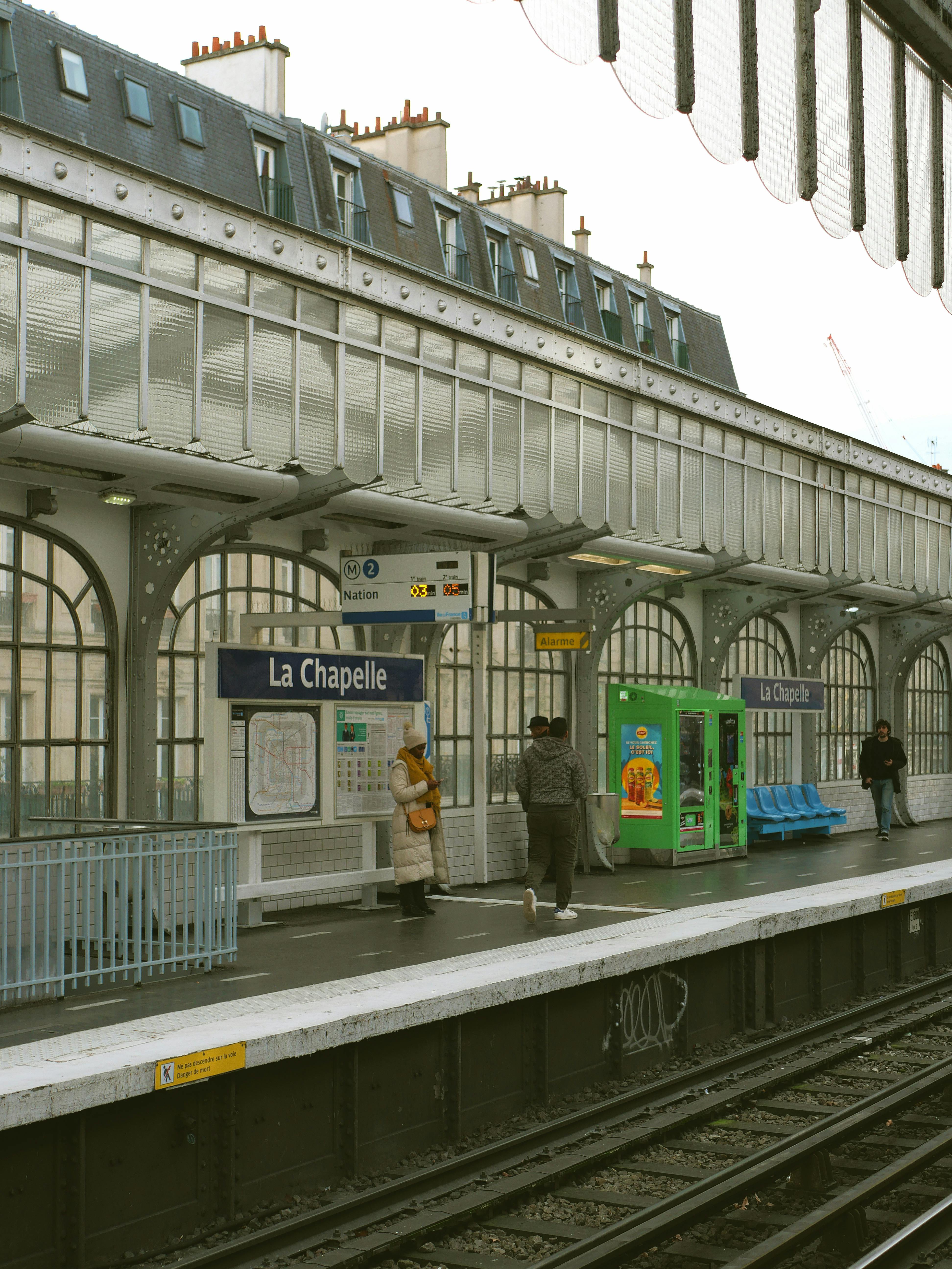 La Chapelle Metro Station in Paris, France · Free Stock Photo