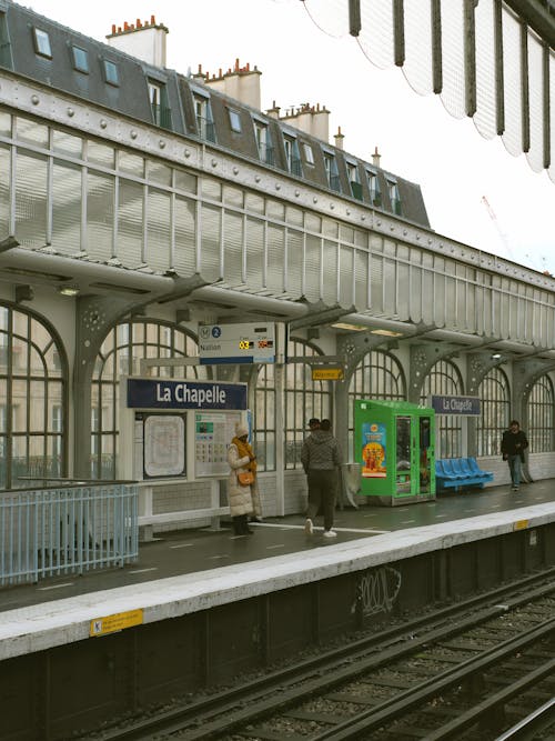 La Chapelle Metro Station in Paris, France