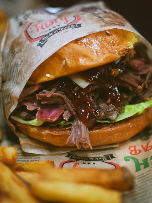 Close up of Hamburger