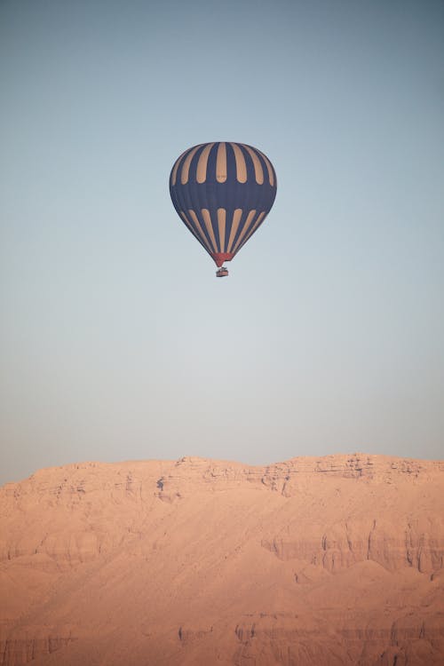 Základová fotografie zdarma na téma duna, horkovzdušný balón, krajina