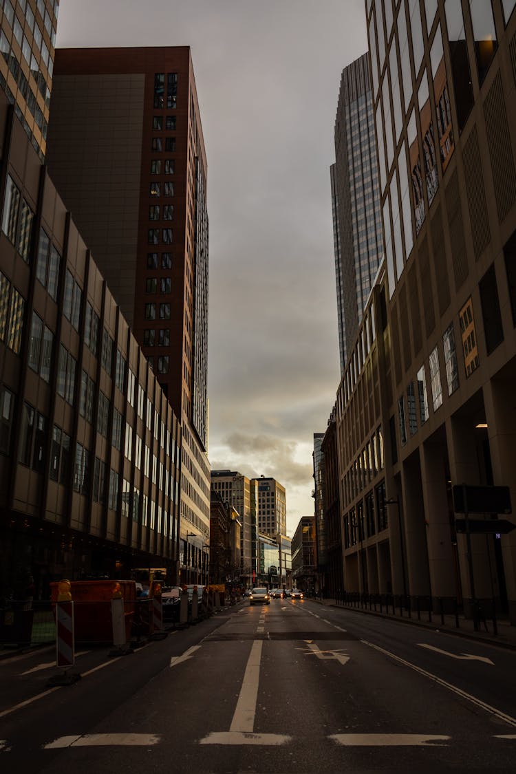 Empty Street In New York 