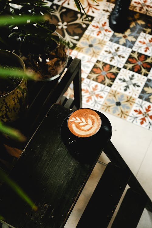 Základová fotografie zdarma na téma caffè latte art, dekorace, dlaždice