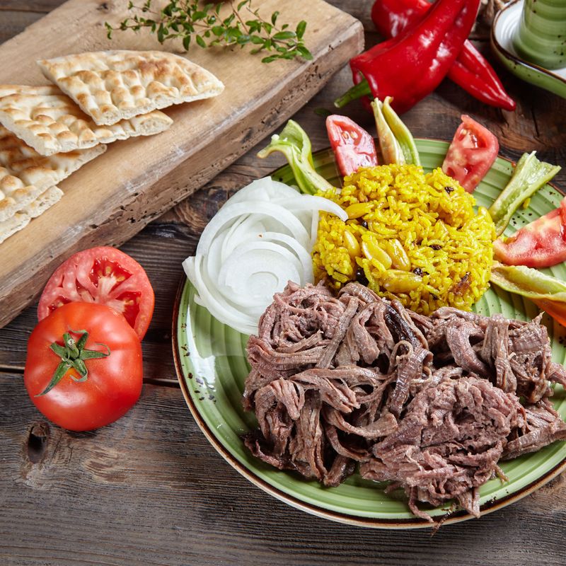 Slow Cooker Beef Gyro Shredded Meat