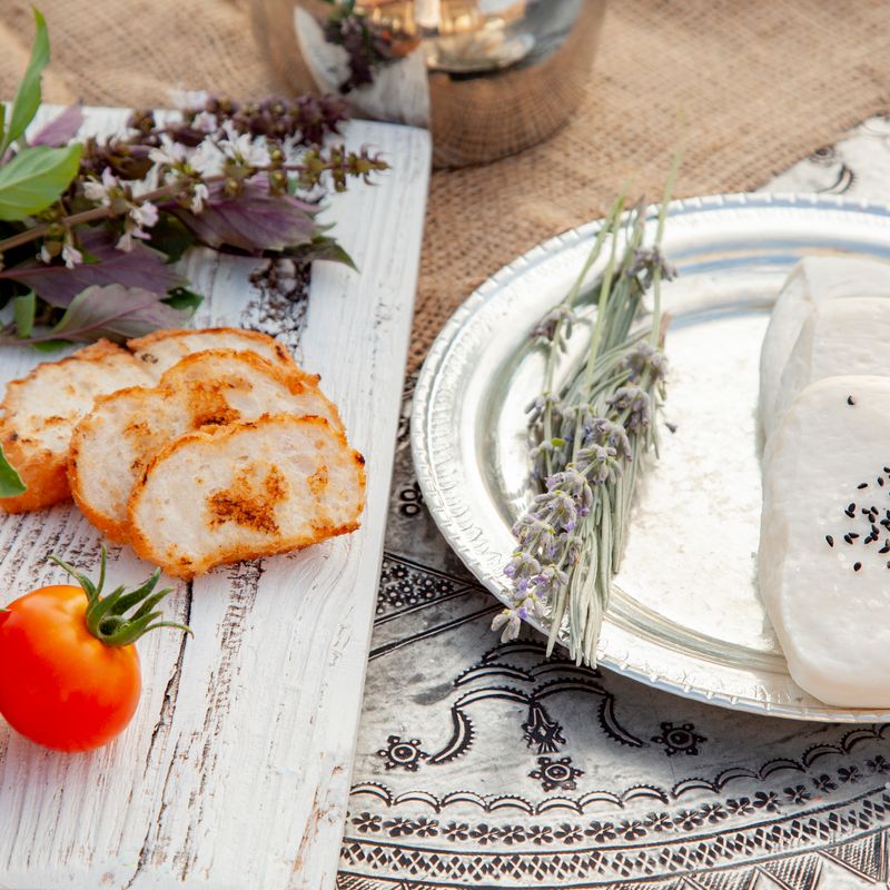 Akkawi Cheese with Nigella Seeds Manakish