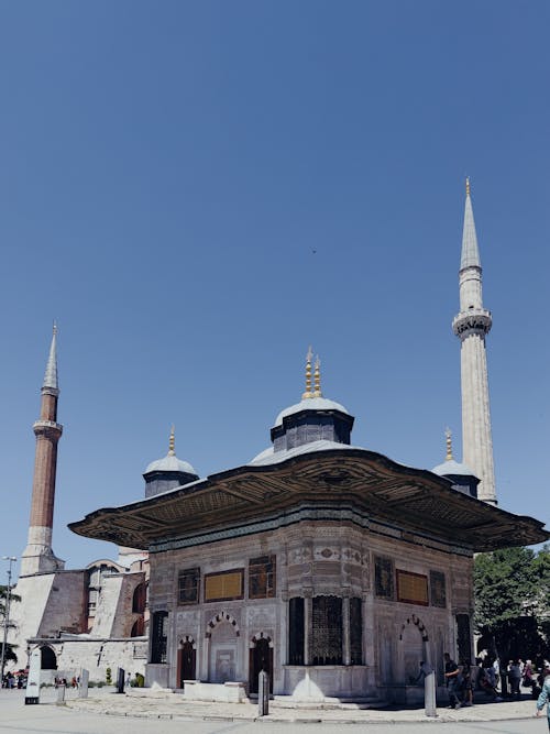 アーメド 3 世の泉, イスタンブール, オスマン建築の無料の写真素材