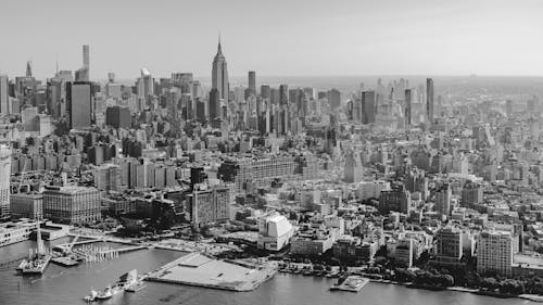 Aerial Photography of City Skyline