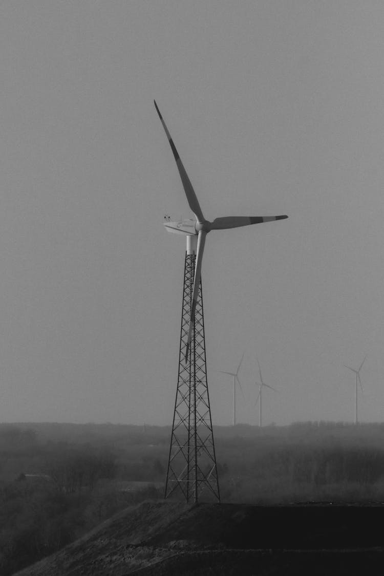 Wind Turbine In A Field