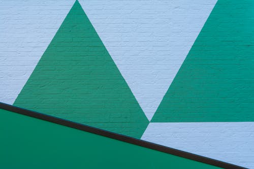 Základová fotografie zdarma na téma abstraktní, bílá a zelená, budova