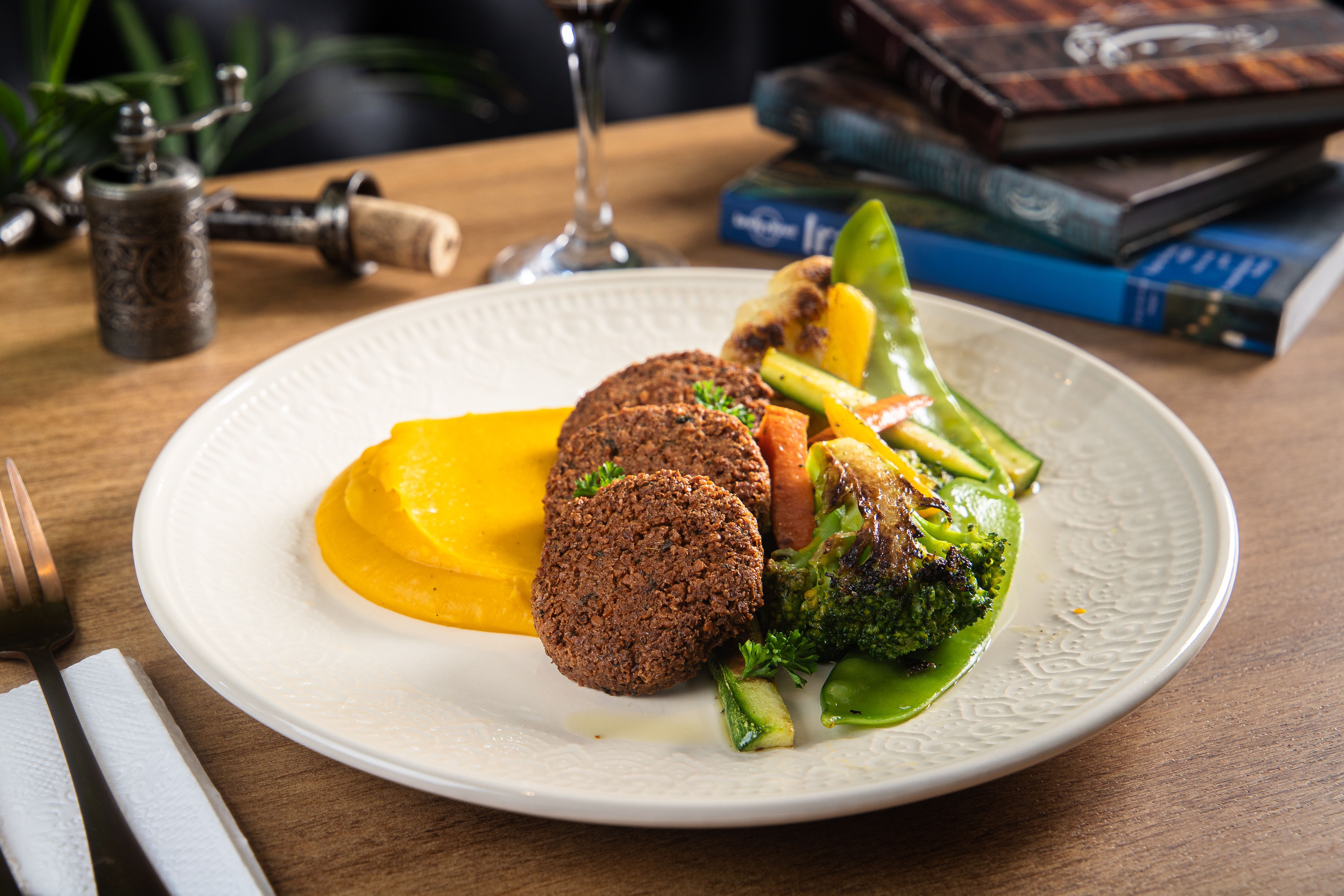 Crispy Falafel with Quick Pickles