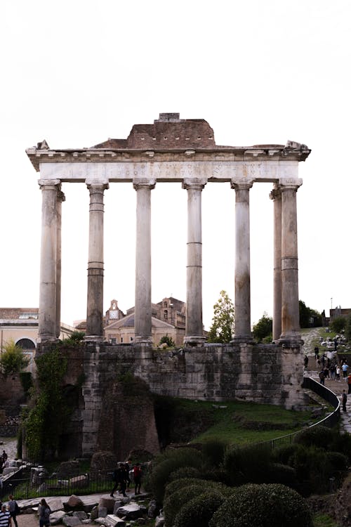 The ruins of the roman forum in rome, italy