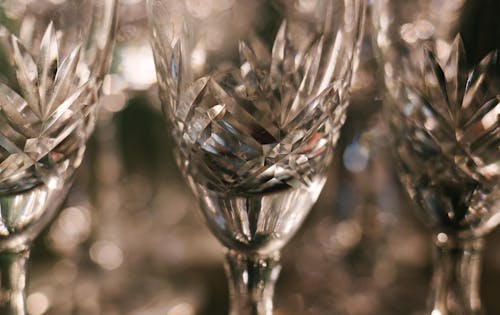 Close-up of Crystal Glass 