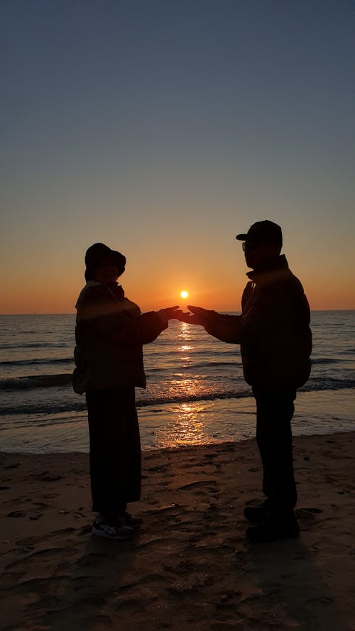 sunset on your hands