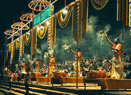 ganga aarti, 北方邦, 印度人 的 免費圖庫相片