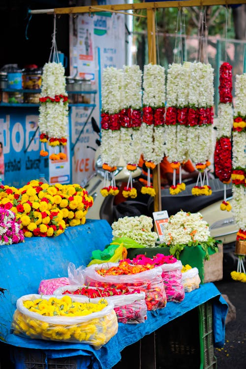 Gratis stockfoto met bloemen, goederen, marktkraam